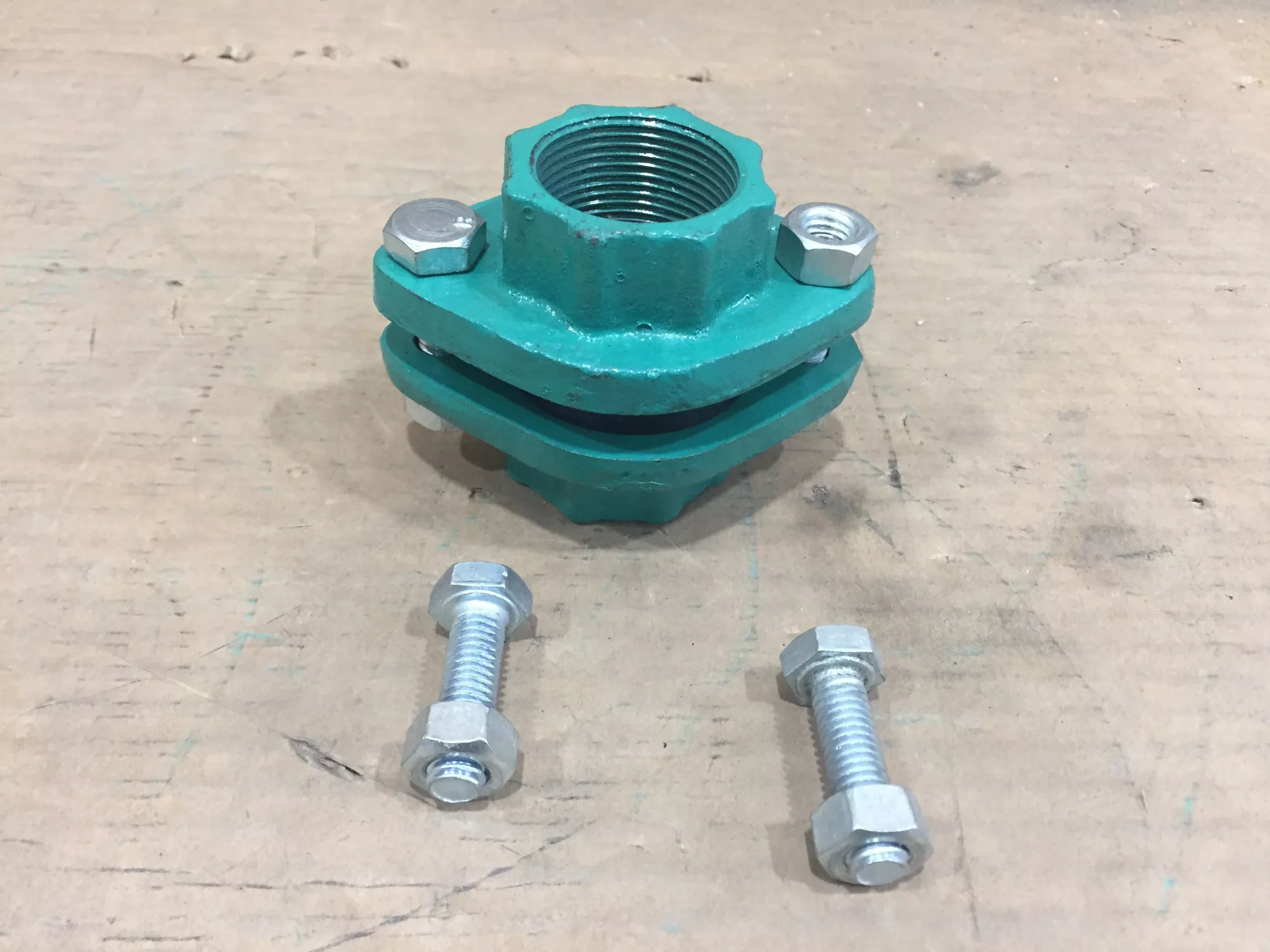 1-1/4" Cast Iron Check Flange Set