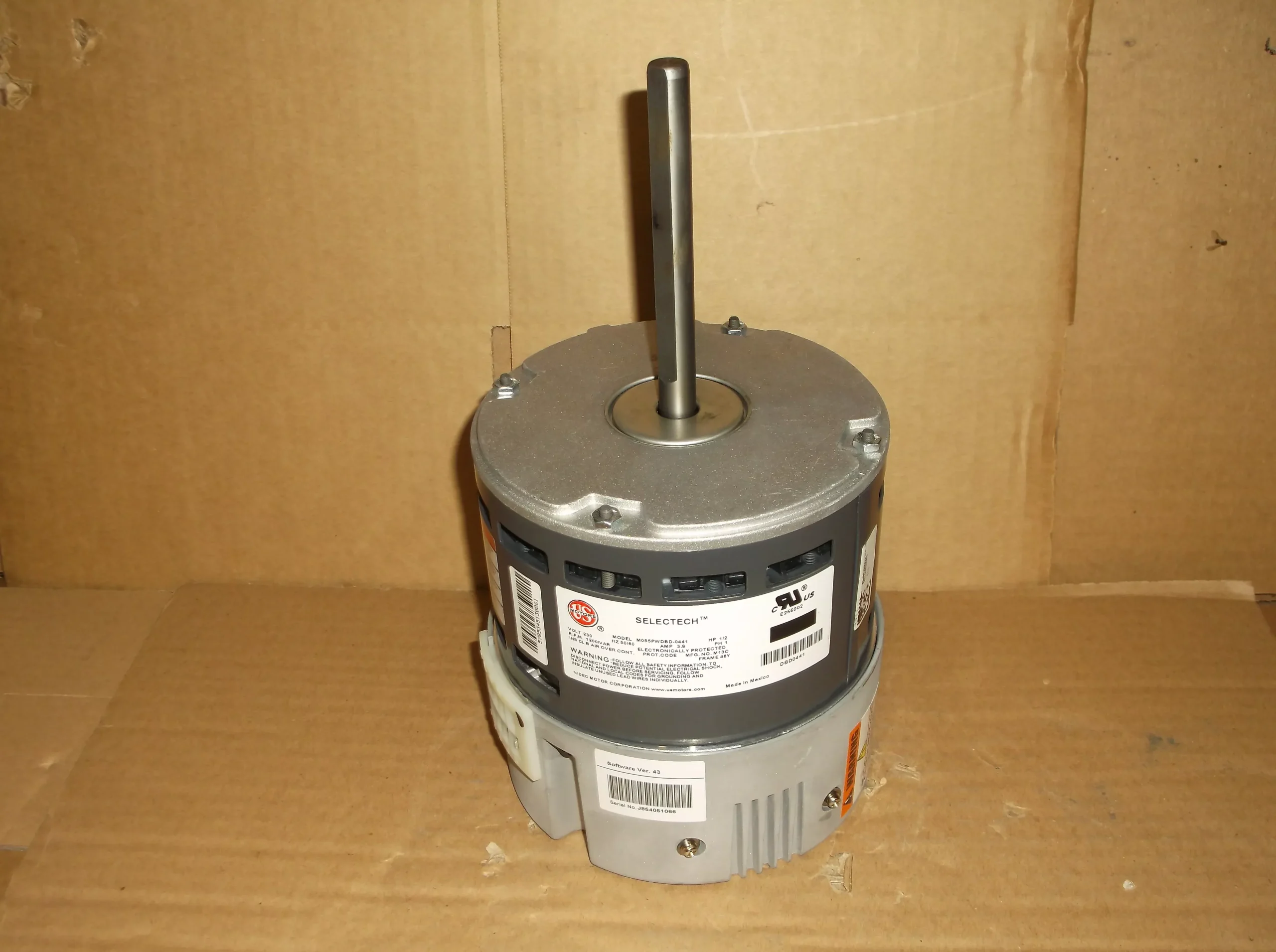 1/2HP ECM Blower Motor230/50-60/1RPM:1200/Varable Speed