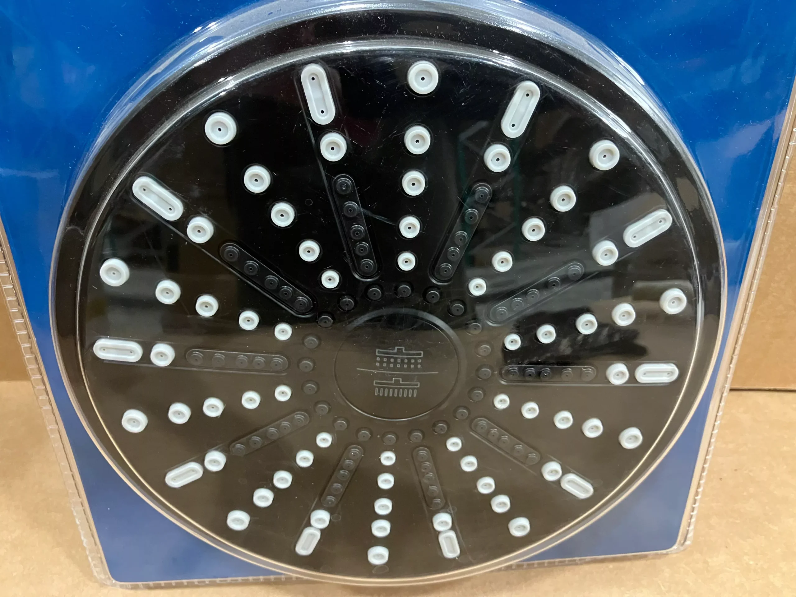 1.8 GPM 2 Function Massage Shower Head Matte Black