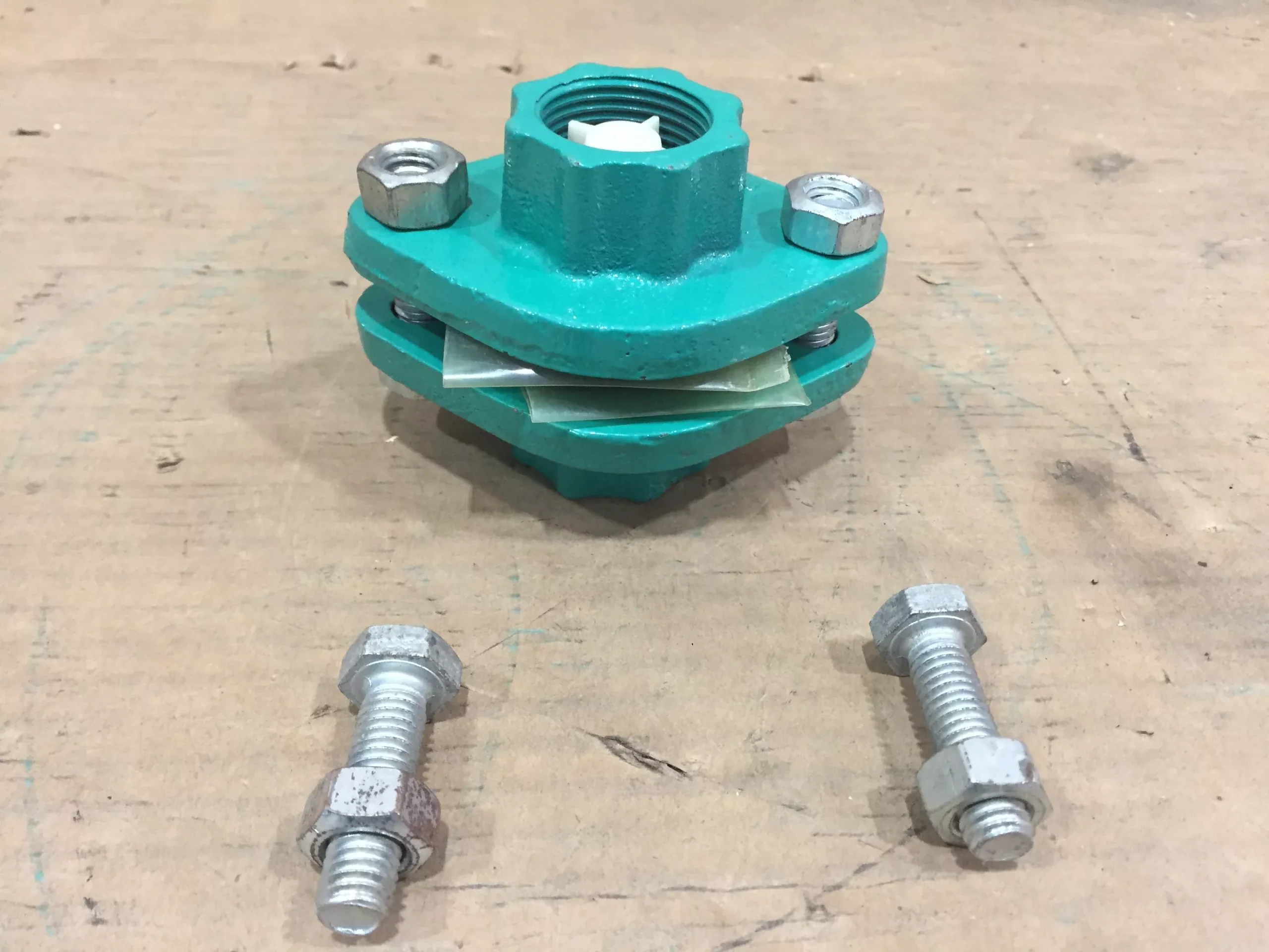 1" Cast Iron Check Flange Set