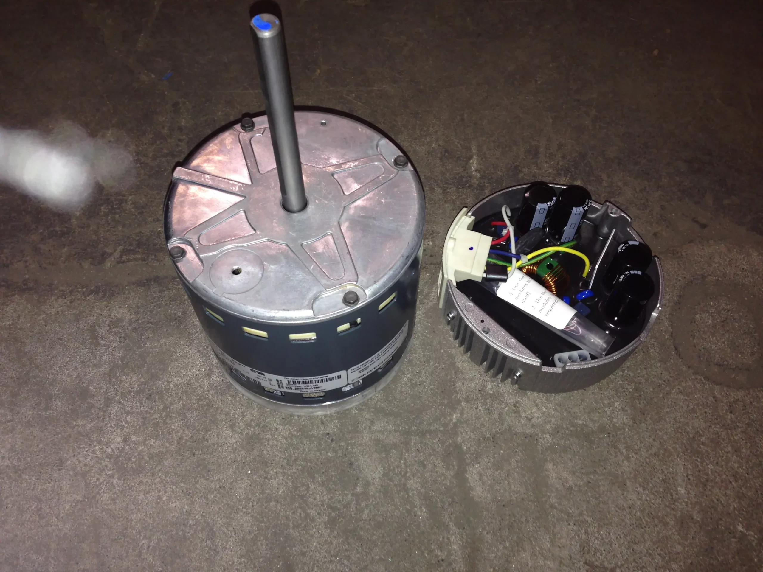 1 HP ECM Blower Motor, 120-240/60/1