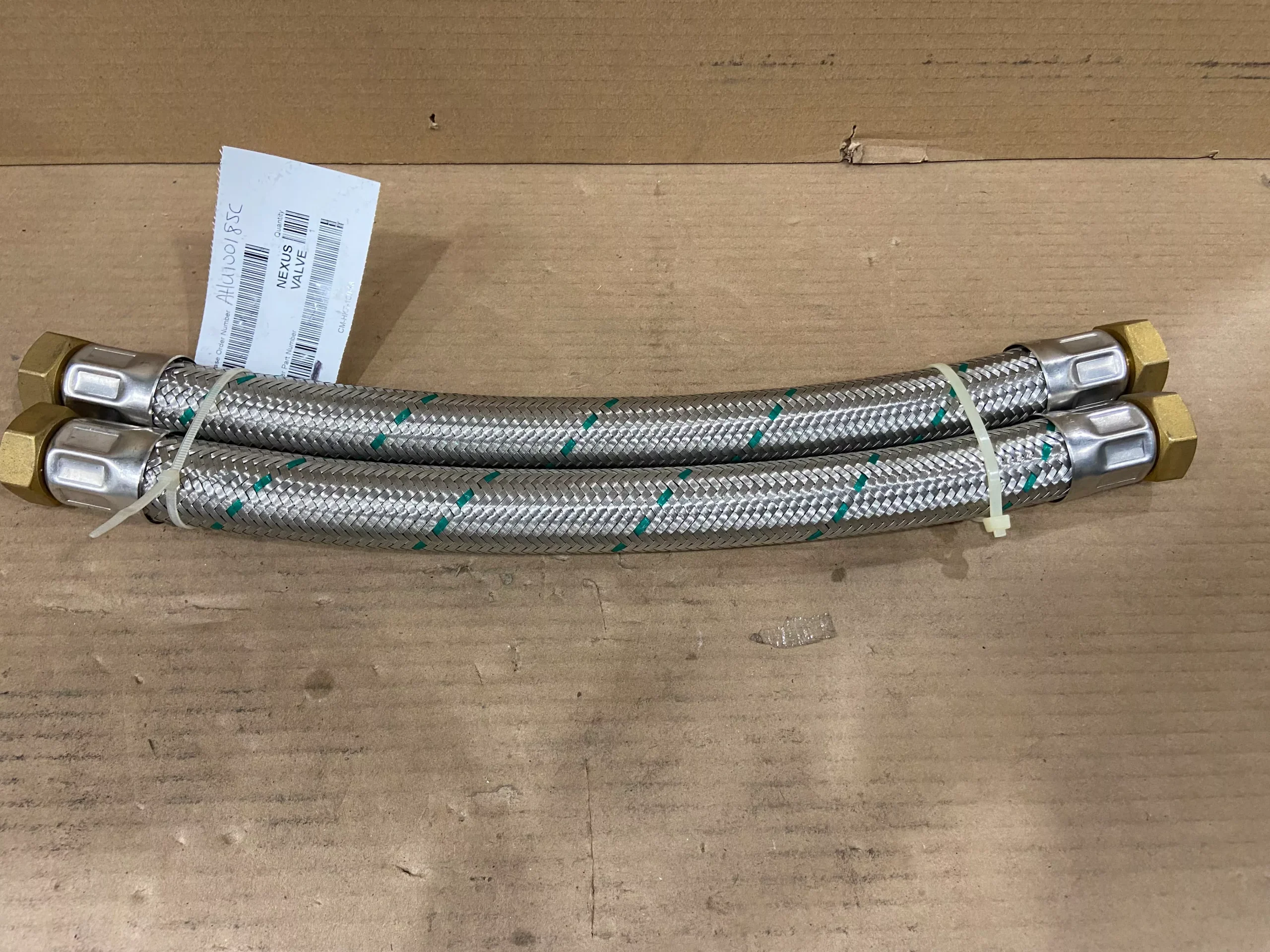 1" X 18" Stainless Steel Braided Lines