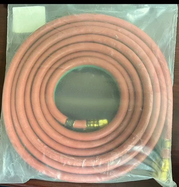 12FT Hose,Fitting Size 1-2: 3/16,Pressure- 200 PSI,Torch Type: Acetylene,