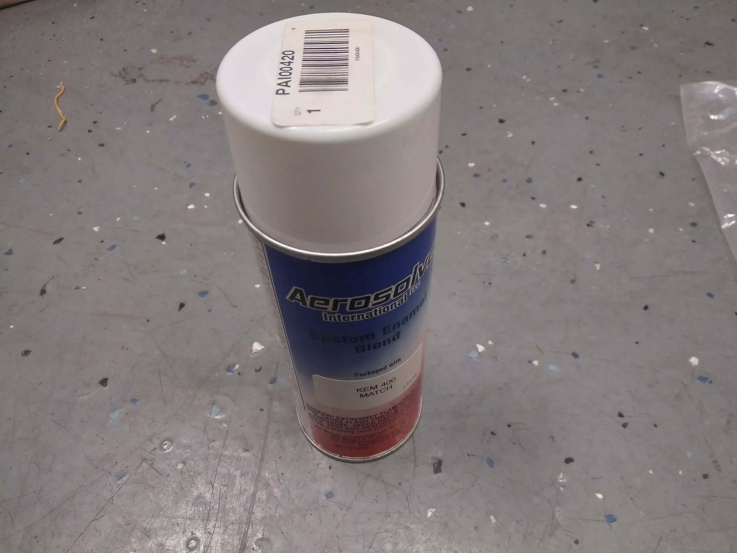 12OZ CUSTOM MIXED WHITE AEROSOLTOUCH UP SPRAY PAINT FOR MINI SPLITS