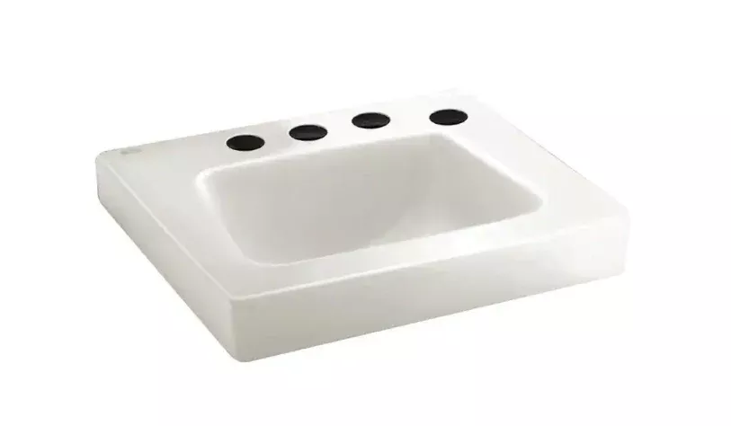 20" X 18" Roxalyn Wall Hung Bathroom Sink