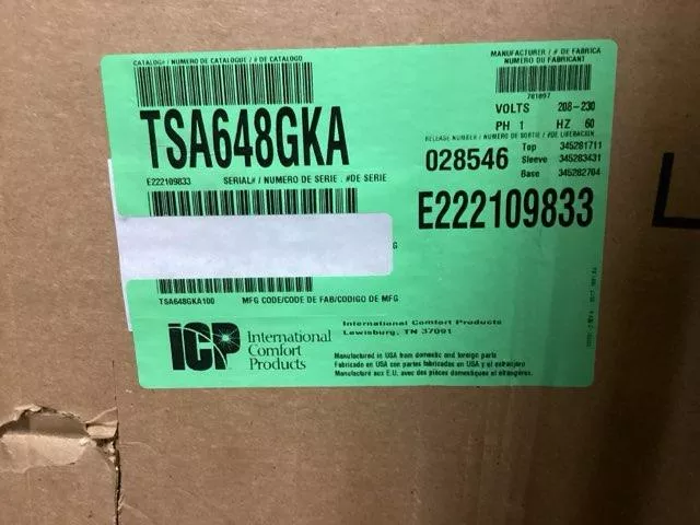 4 Ton Single Stage Split-System Communicating Air Conditioner 208-230/60/1 R410A 16 SEER