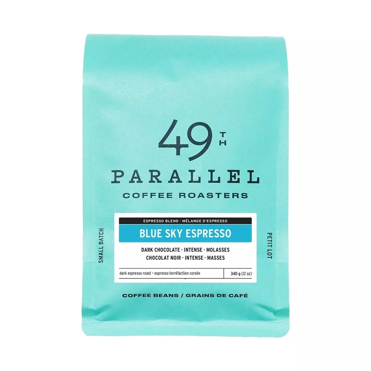 49th Parallel Blue Sky Whole Bean Espresso, 340 g