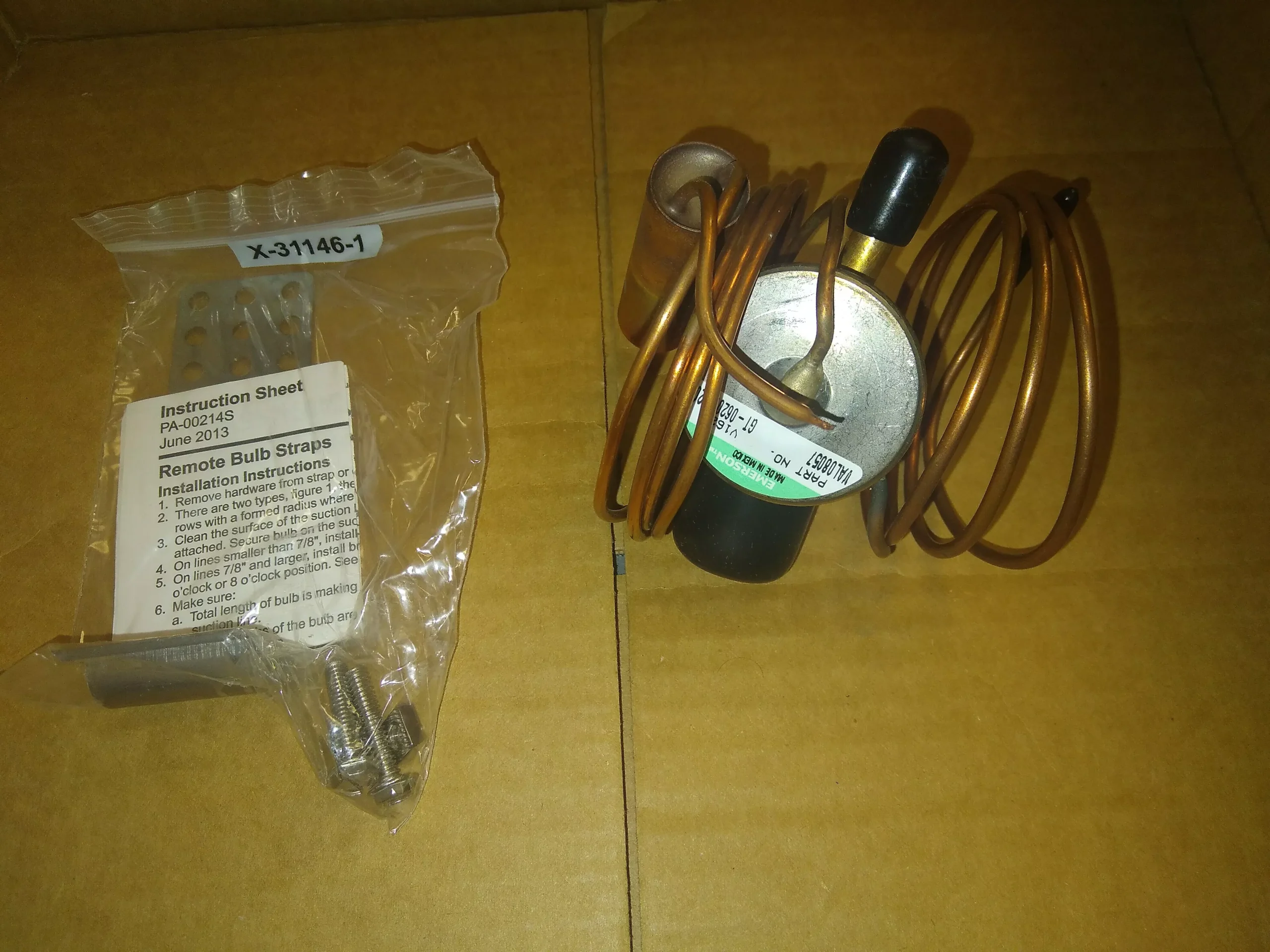 5 Ton Adjustable External Wide Range Thermal Expansion Valve/W 1/8ODF External Bleed Port Equalizer
