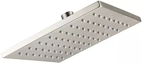 8" Square Rain Showerhead Satin