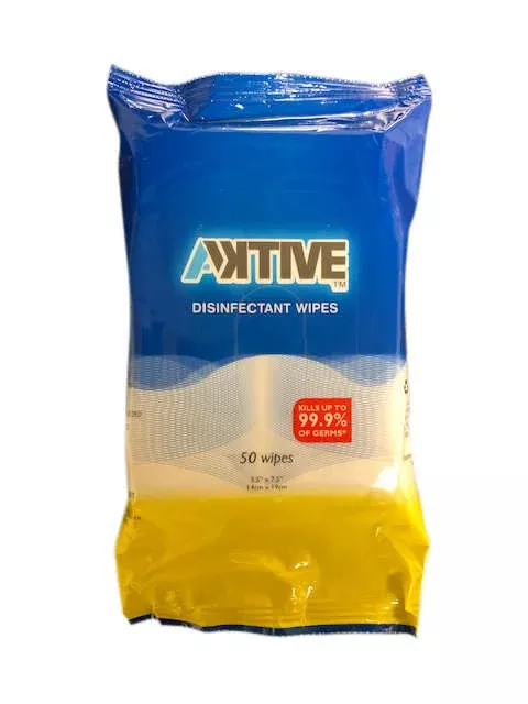AKTIVE Disinfecting Wipes 50 Pack