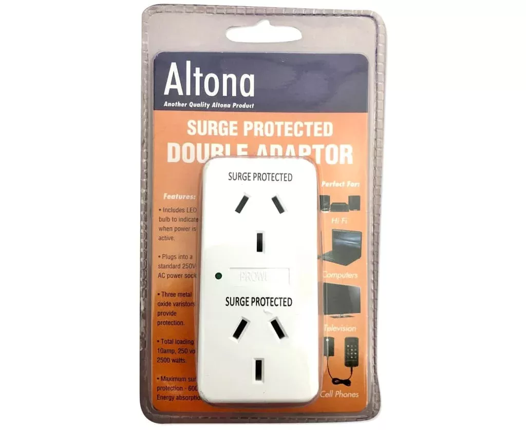 Altona Surge Protector Dual Socket NZ Plug - ADASP10