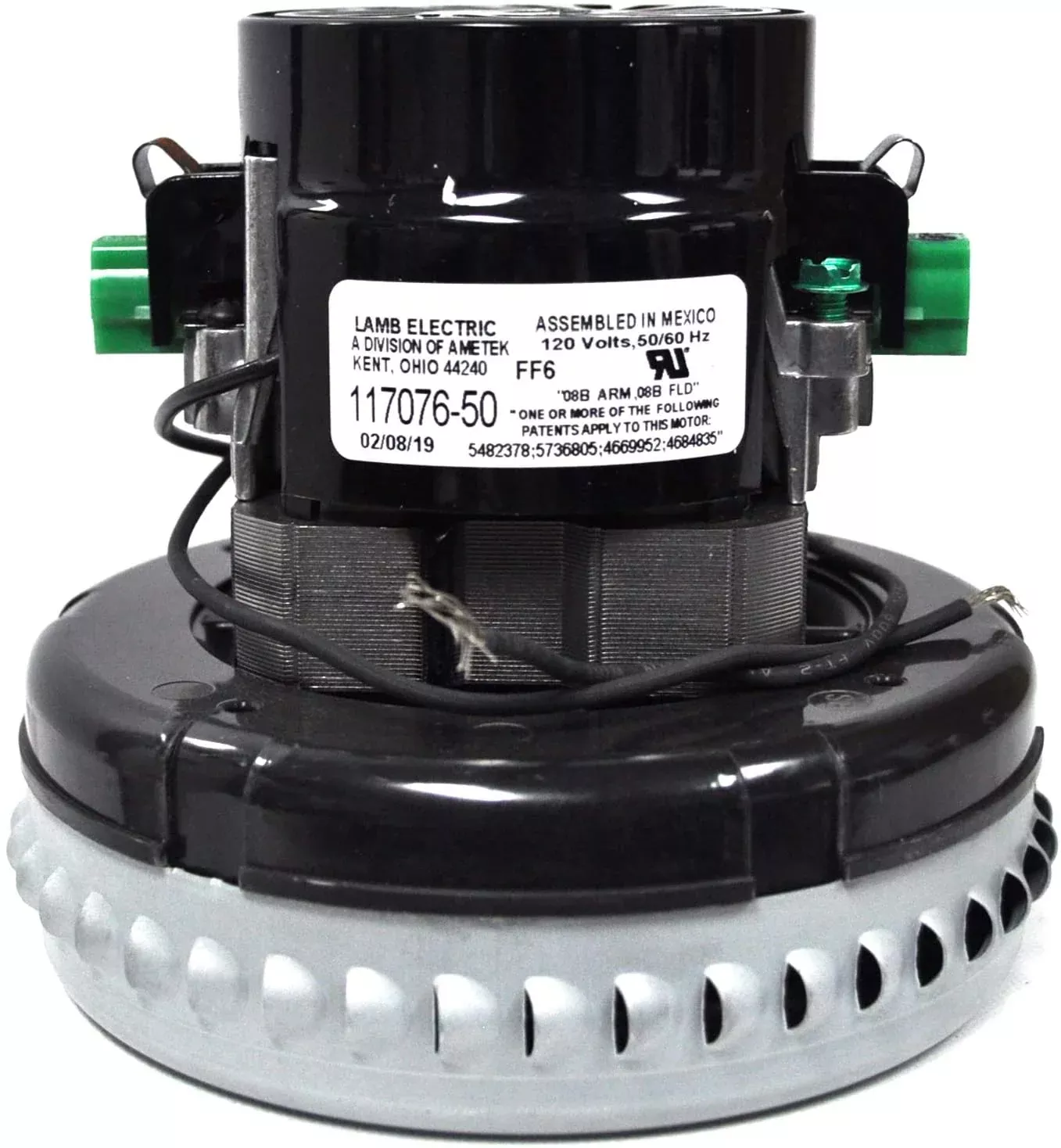 Ametek Lamb 117076-50 5.7" 120V Single Stage Motor