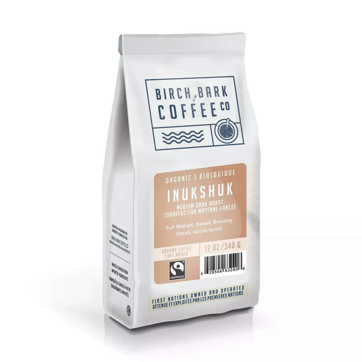Birch Bark Inukshuk FTO Ground Coffee, 12 oz