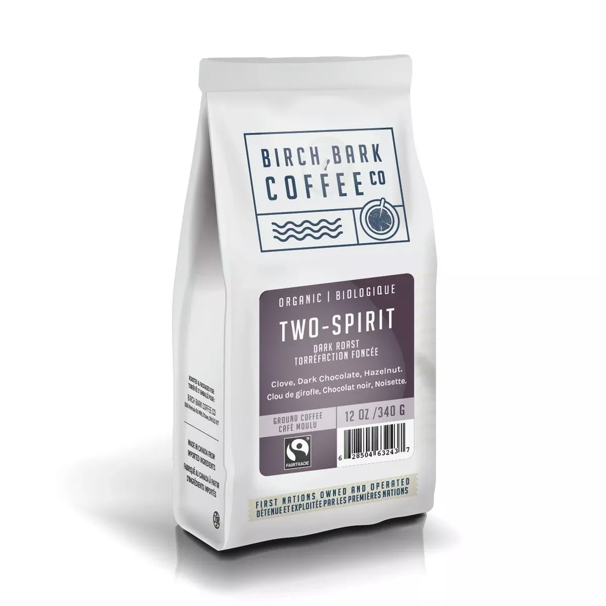 Birch Bark Two Spirit French Roast FTO Ground Coffee, 12 oz