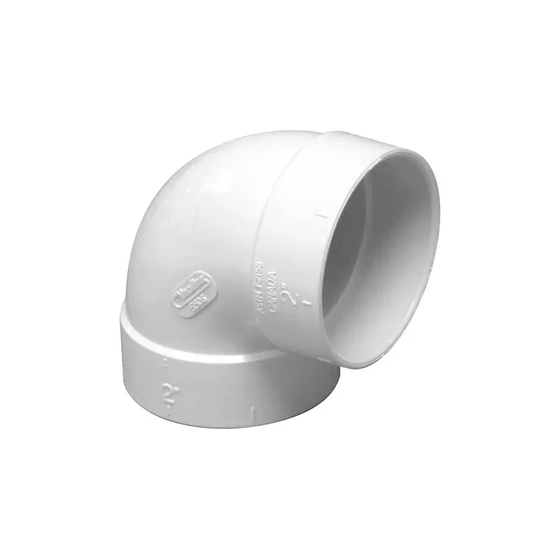 Central Vac Fitting, Short Ell 90 Deg Vaculine #765506W