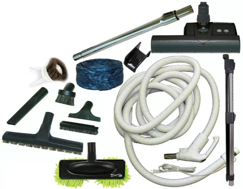 Central Vacuum Accessory Kit With SEBO ET-2 and 30FT Hose