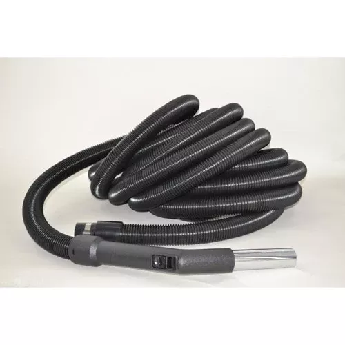 Central Vacuum Hose 30 Foot Black Crushproof