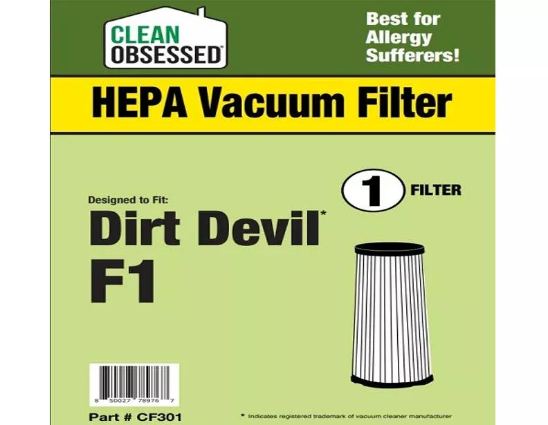 Clean Obsessed Dirt Devil F1 HEPA Filter