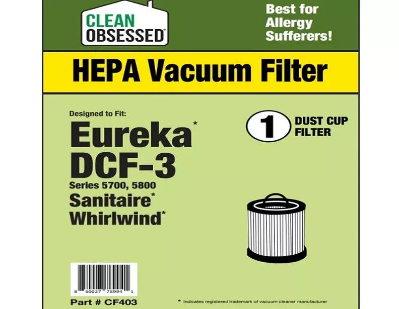 Clean Obsessed Eureka DCF-3 HEPA Filter