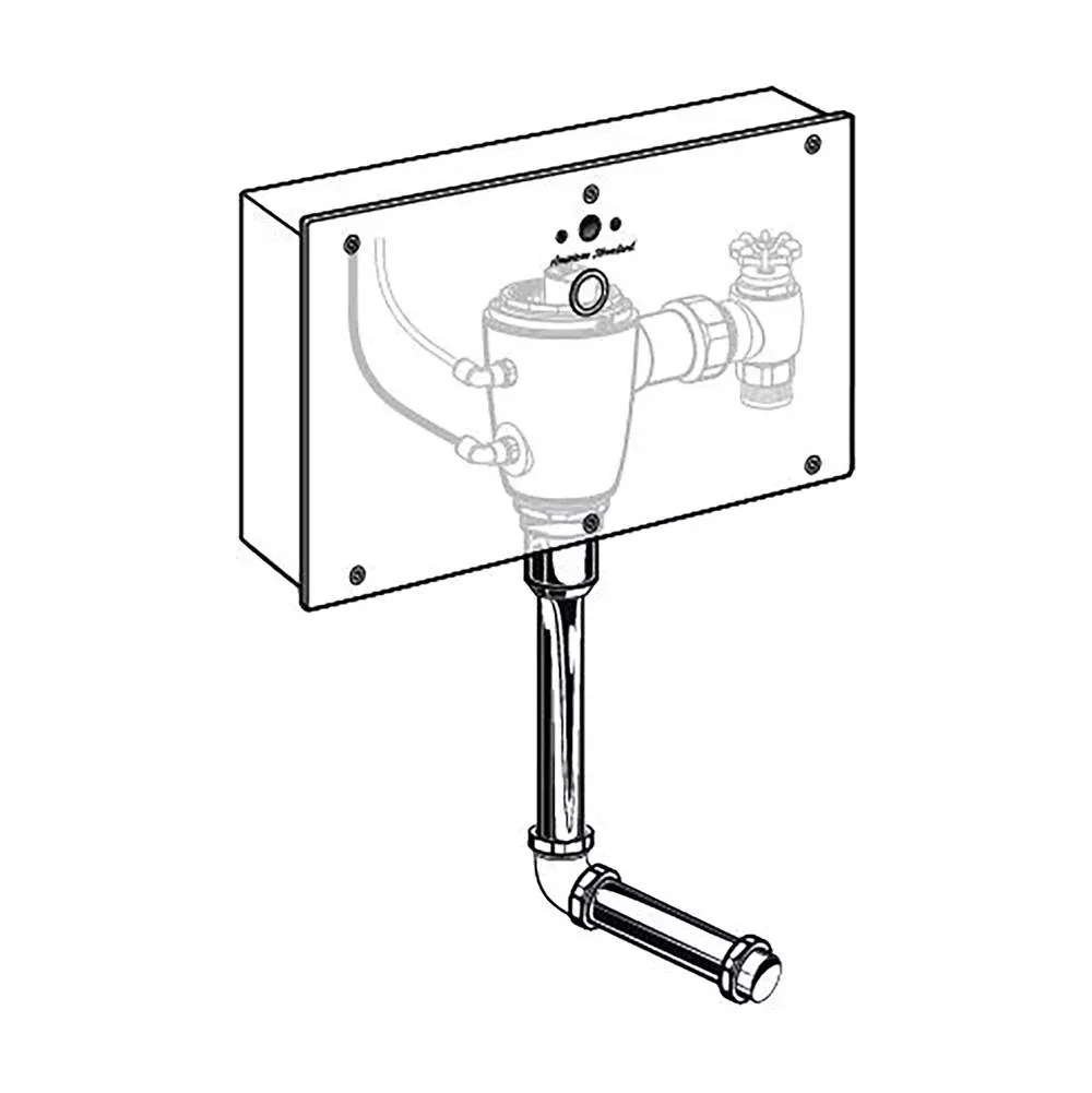 Concealed Urinal Electric Connection Flushometer