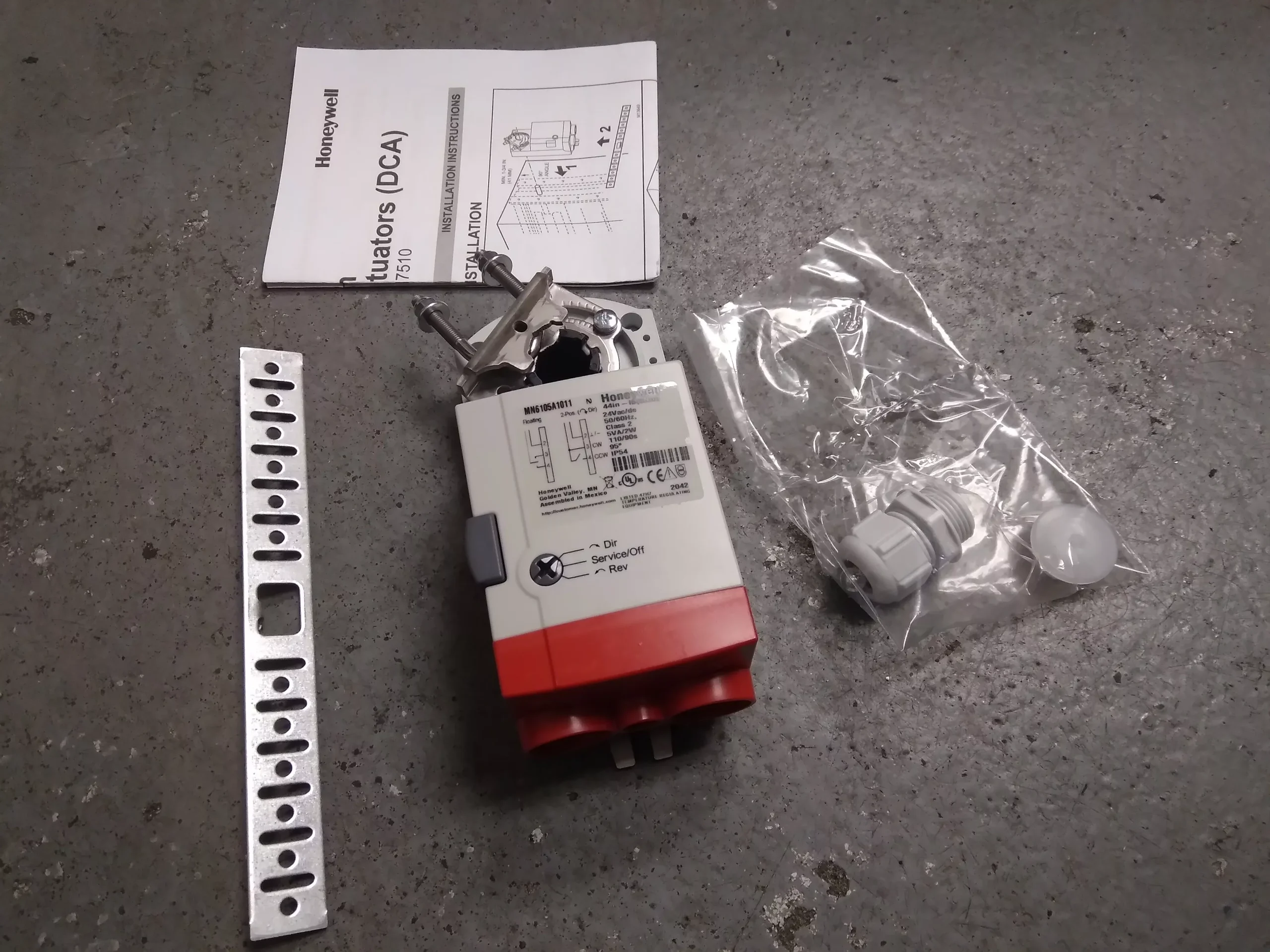 Direct Coupled General Purpose Non-Spring Return Actuator, 24VAC/DC, 50/60 Hertz