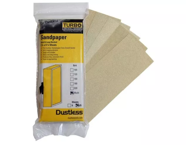 Dustless 54602 Sandpaper Multi pack 25pk