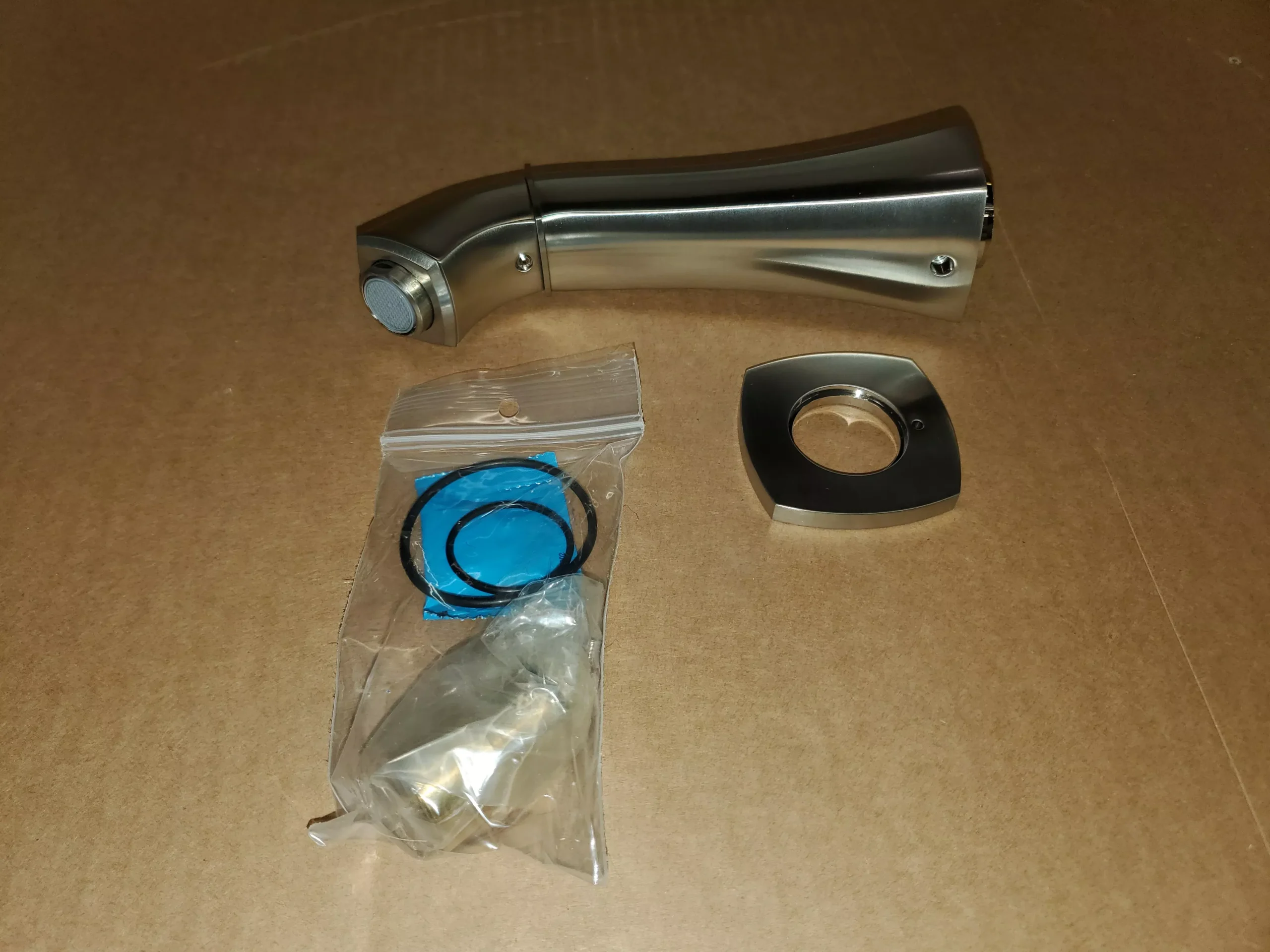 Grandera Bath Tub Spout, Brushed Nickel