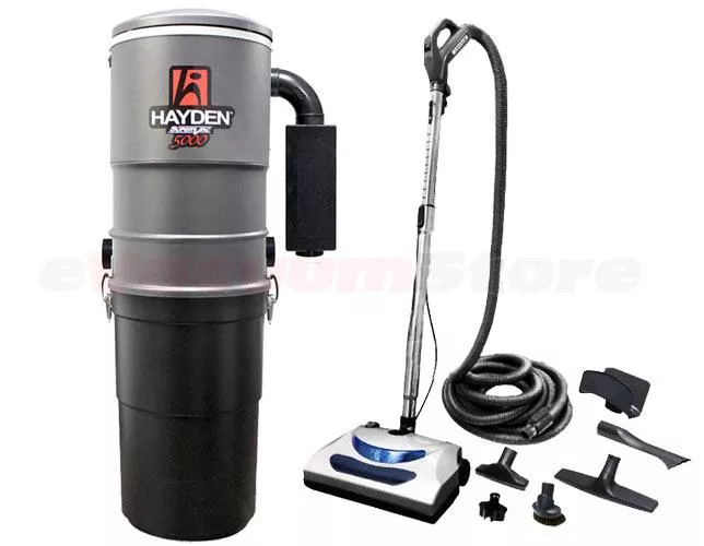 Hayden SuperVac 5000 Performance Central Vacuum Package