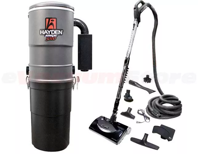 Hayden SuperVac 5000 Premier Central Vacuum Package