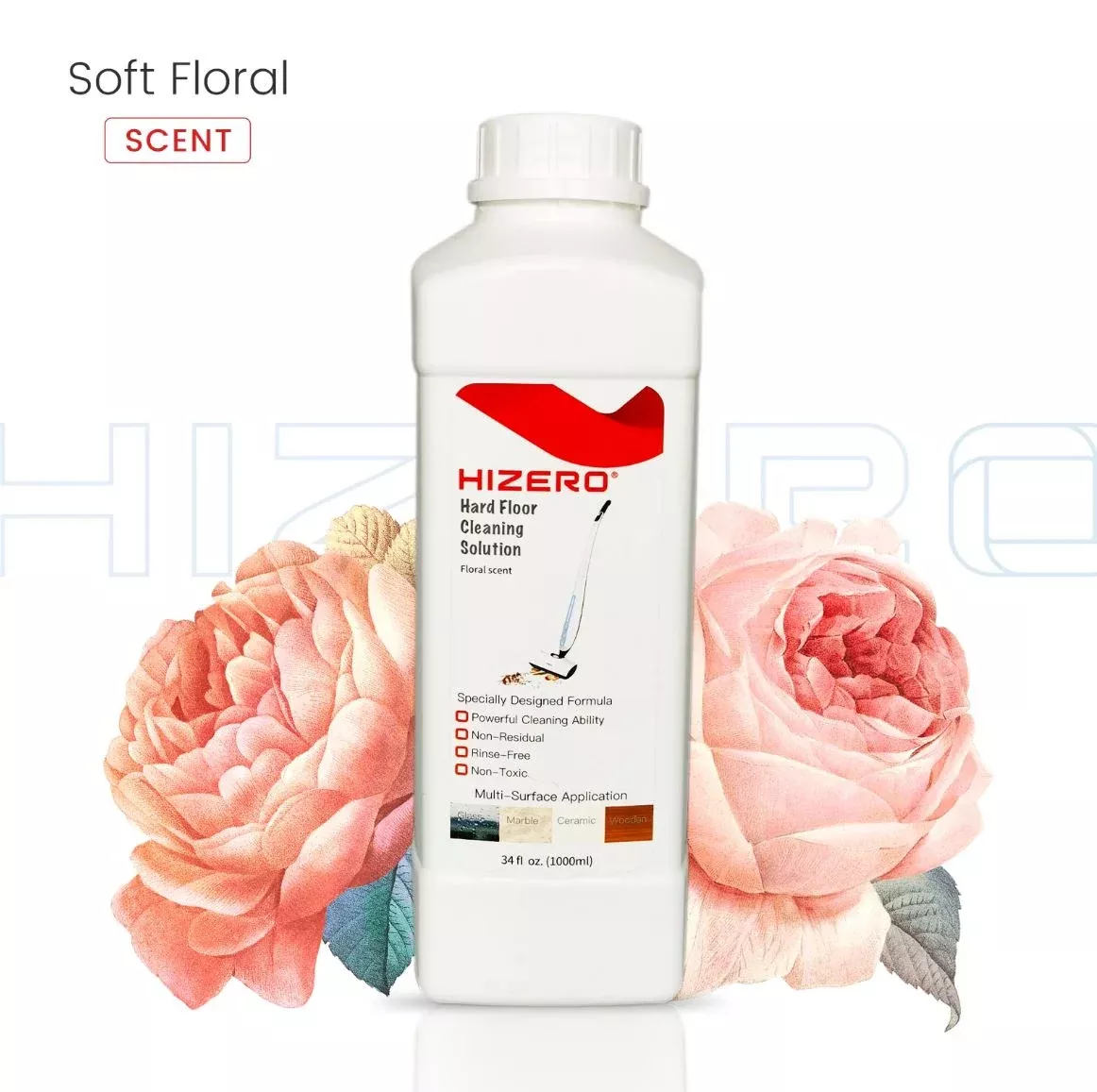 Hizero Anti-Bacterial Cleaning Solution Floral Scent #M92000004501