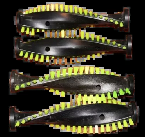 Hoover Windtunnel V2 Brushroll Set. 2 Front and 2 Rear Roller Brushes Part# 48414125 and 48414128