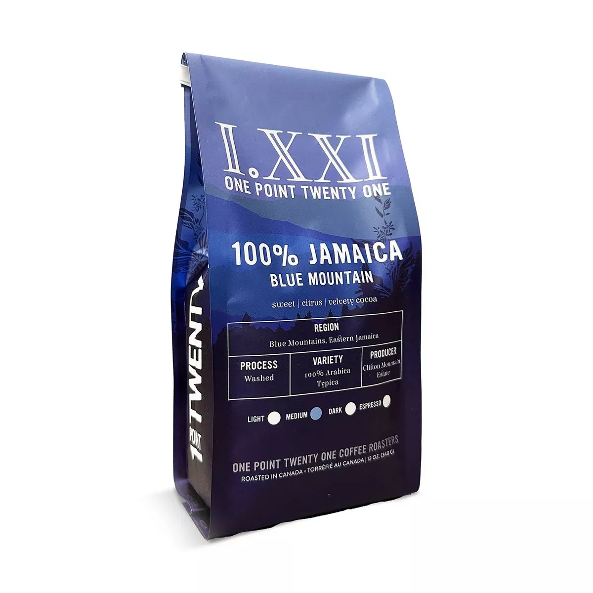 I.XXI 100% Jamaica Blue Mountain Whole Bean Coffee, 12 oz.