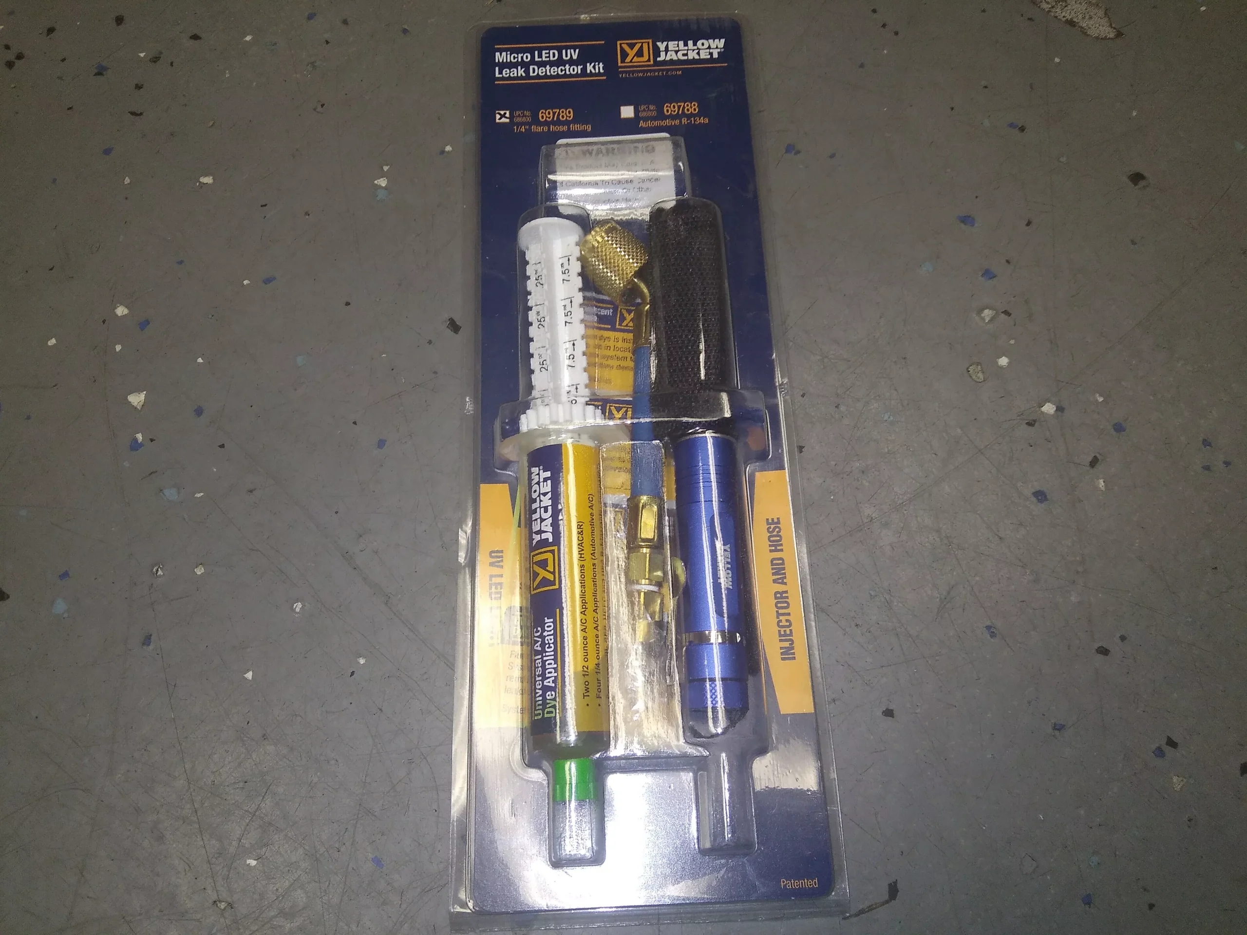 Micro LED UV Leak Detector Kit