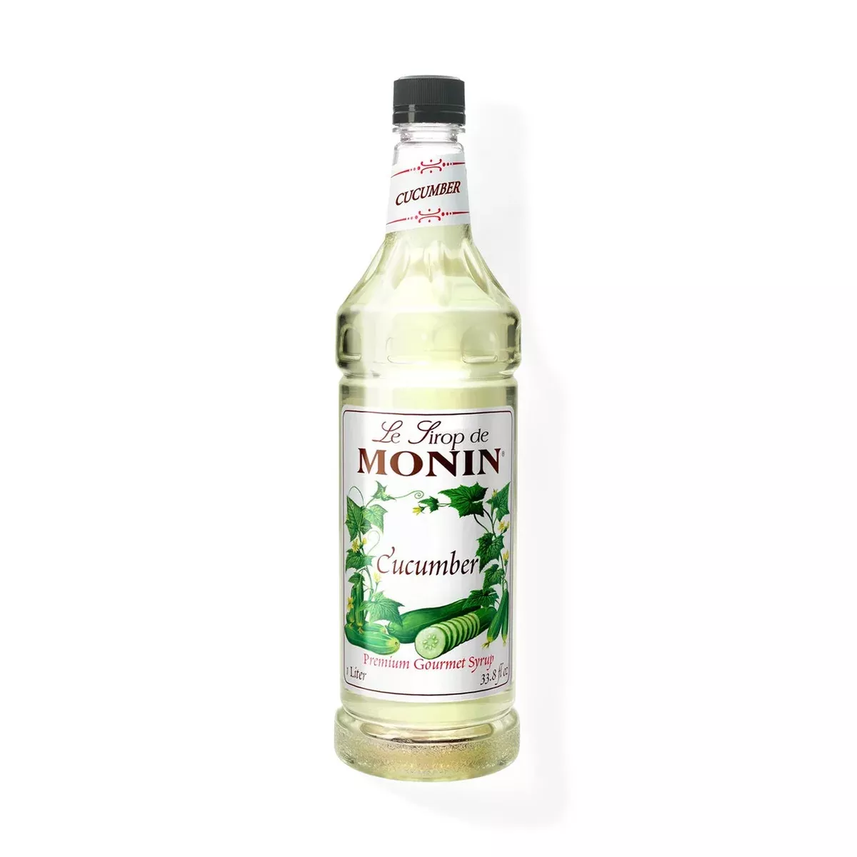 Monin Cucumber Syrup, 1L Bottle
