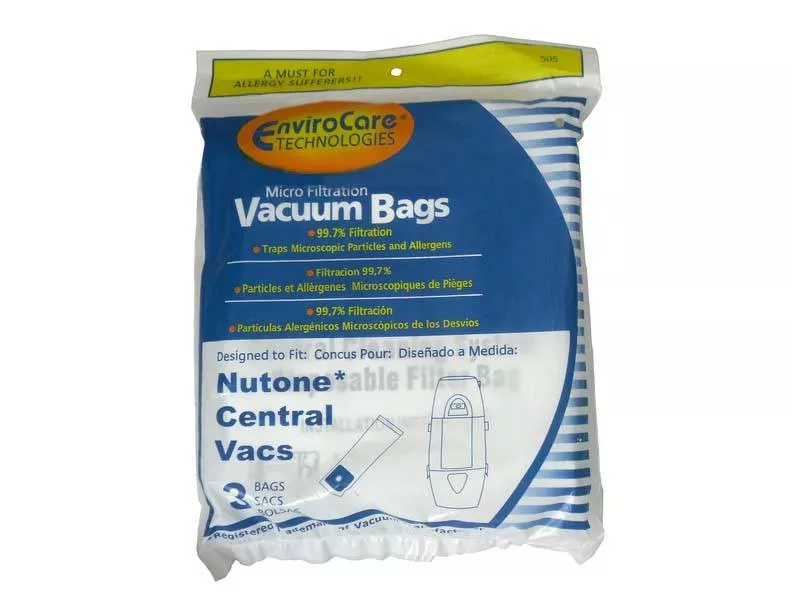 Nutone 3 Pack Central Vacuum Bags - Generic