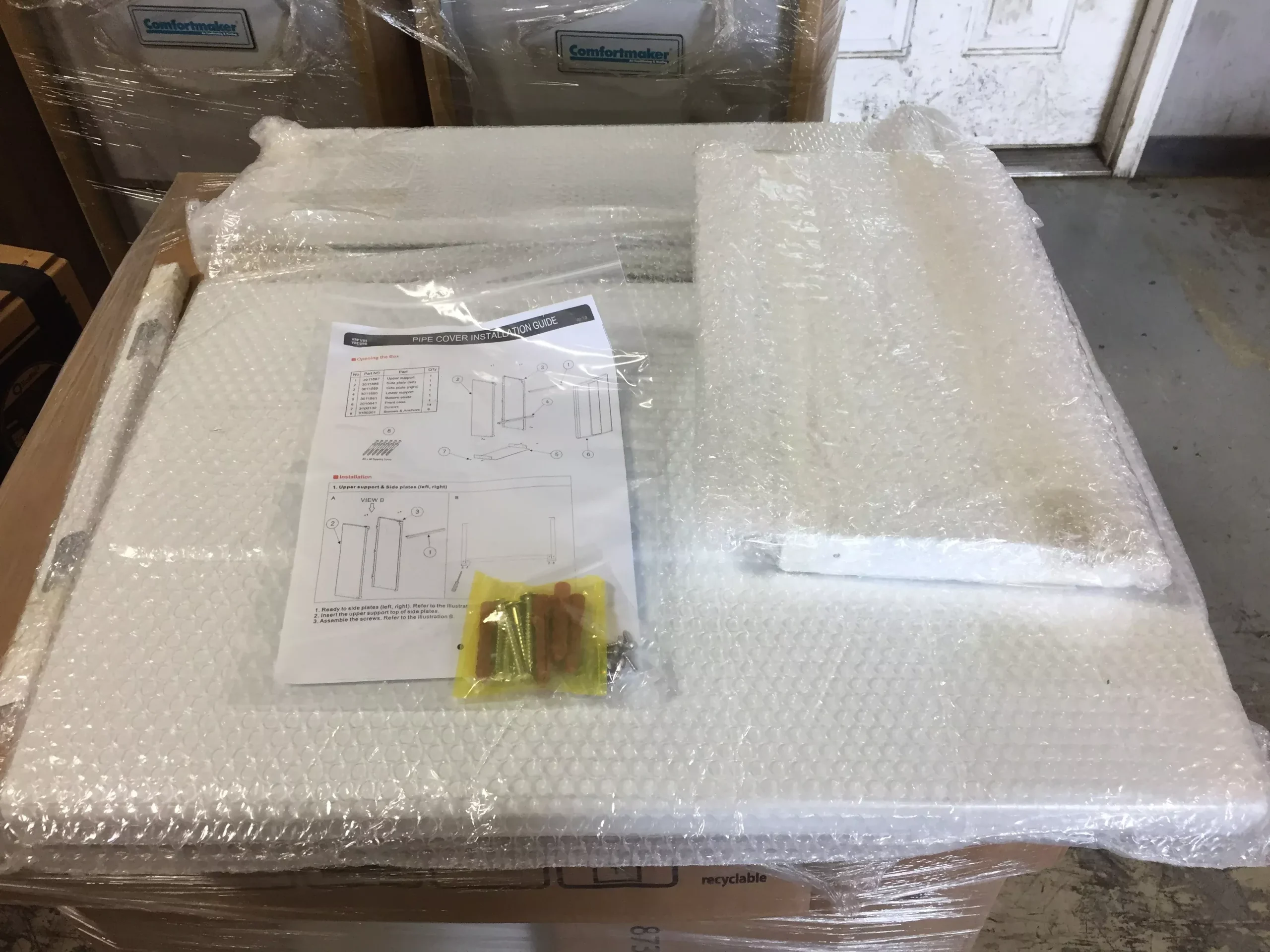 PIPE COVER KIT FOR VESTA TANKLESS HOT WATER SYSTEMS