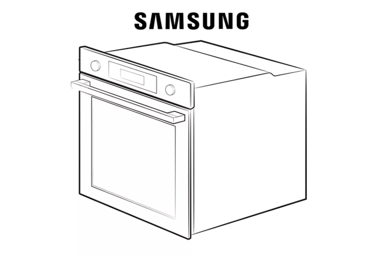 SAMSUNG Oven Middle Door Glass - DG64-00136B