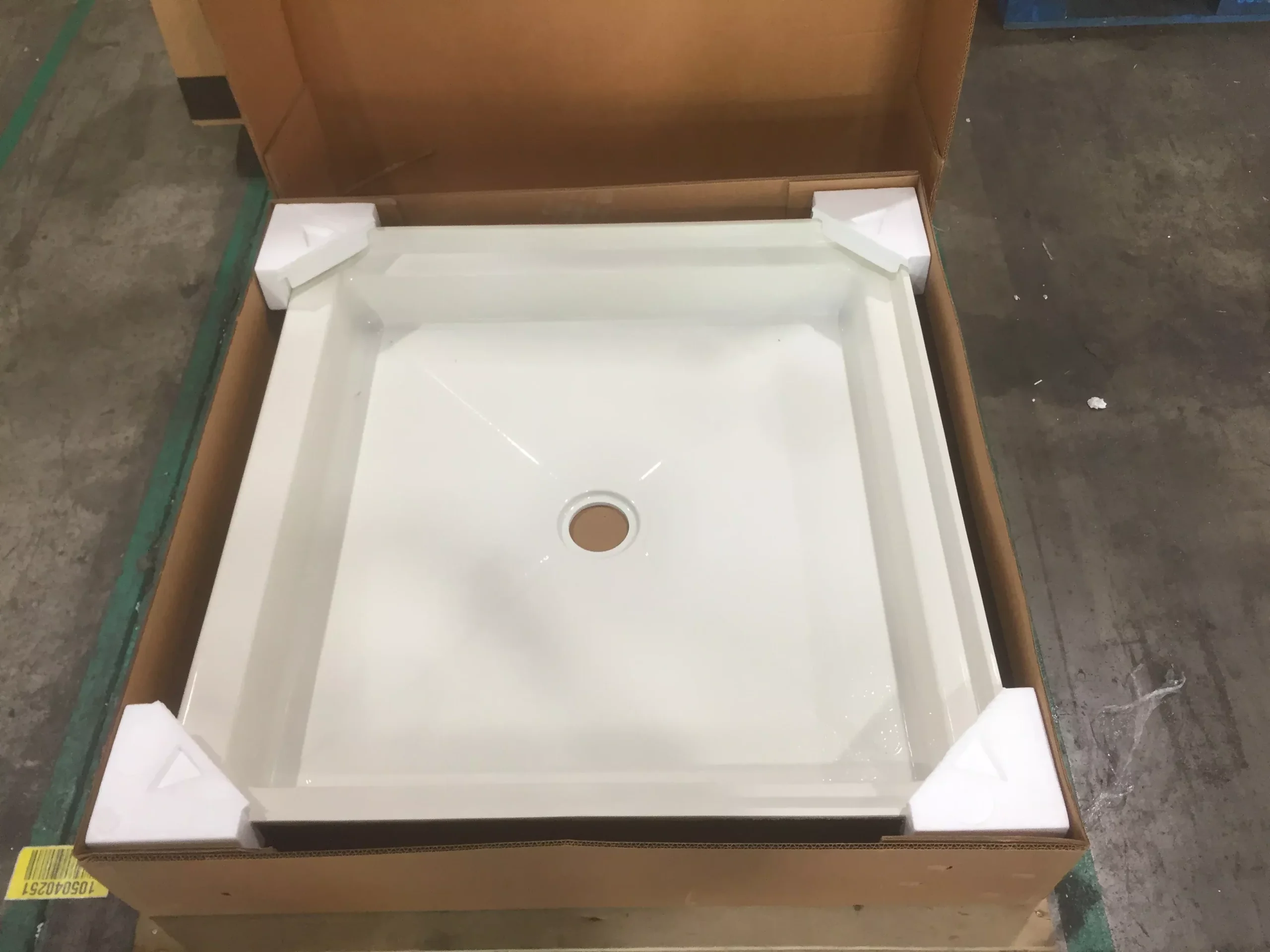 Shower Base 36" X 36" Linen