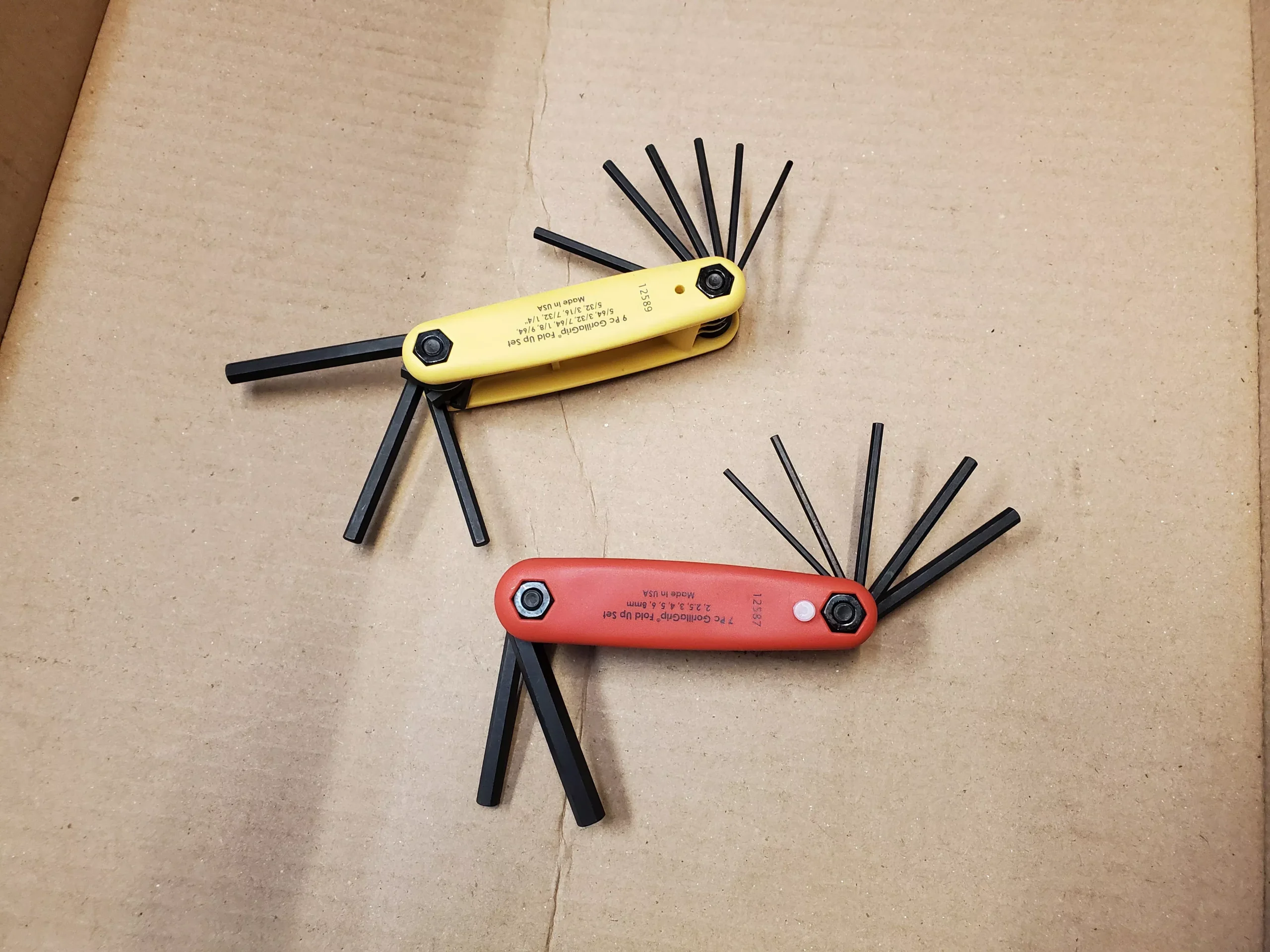 Standard and Metric Hex Key Set