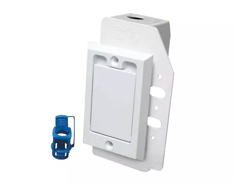 Super Valve White Central Vacuum Inlet 791760W
