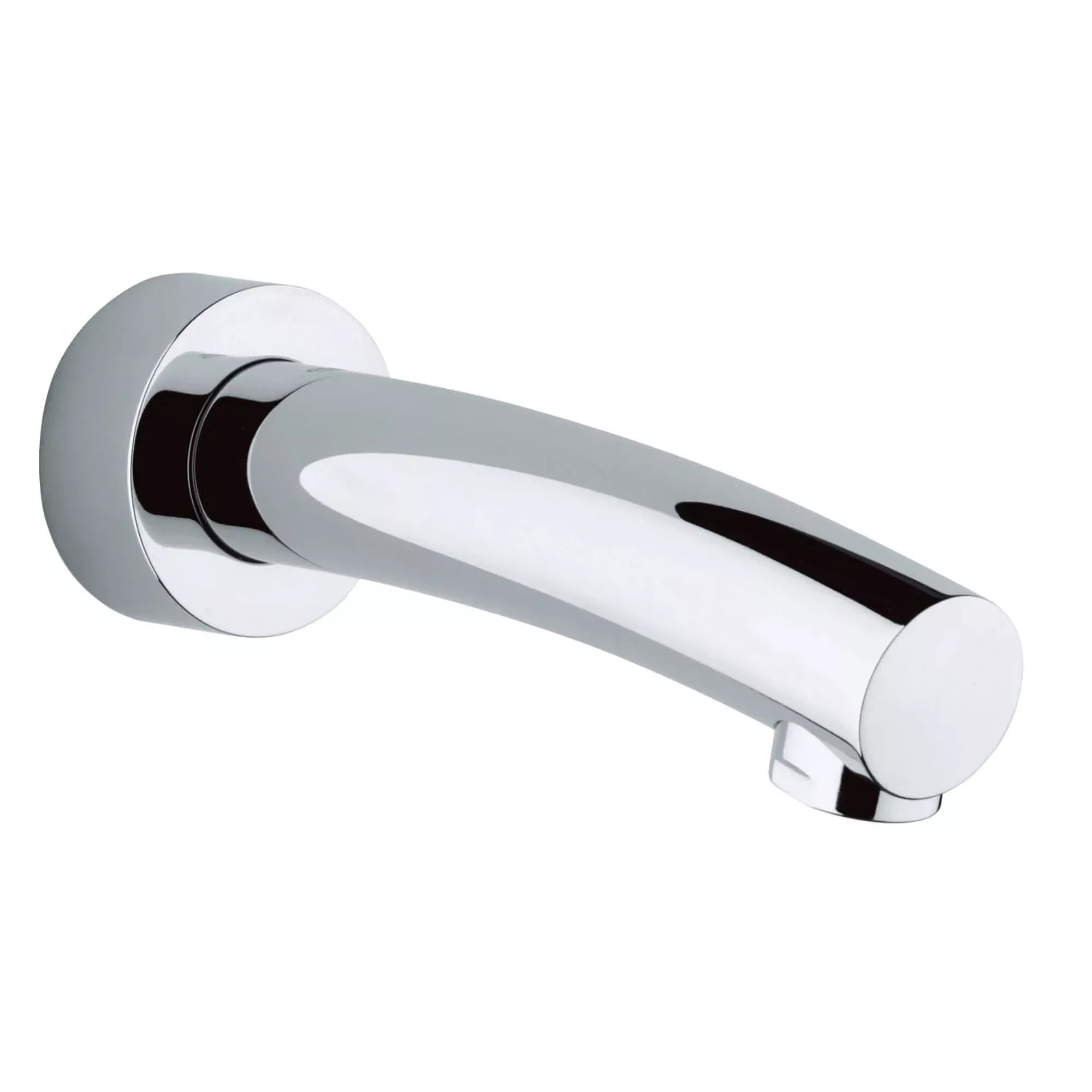 Tenso Wall Mounted Tub Spout, 6" Non Diverter, Brushed Nickel