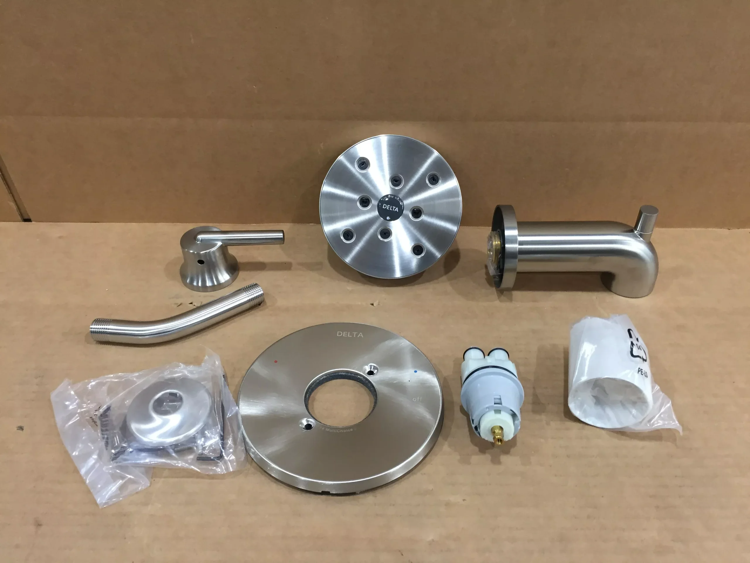 Trinsic One Handle Single Function Bathtub & Shower Trim Kit; Stainless (Trim Only)