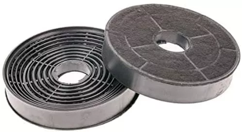 Universal Rangehood Rounded Charcoal Filter 150mm - 2 Pack