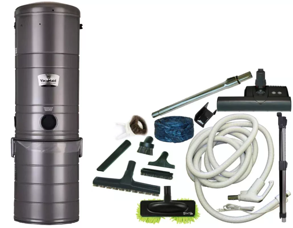 VacuMaid SR14 Central Vacuum and ET-2 35 Foot Combo Kit
