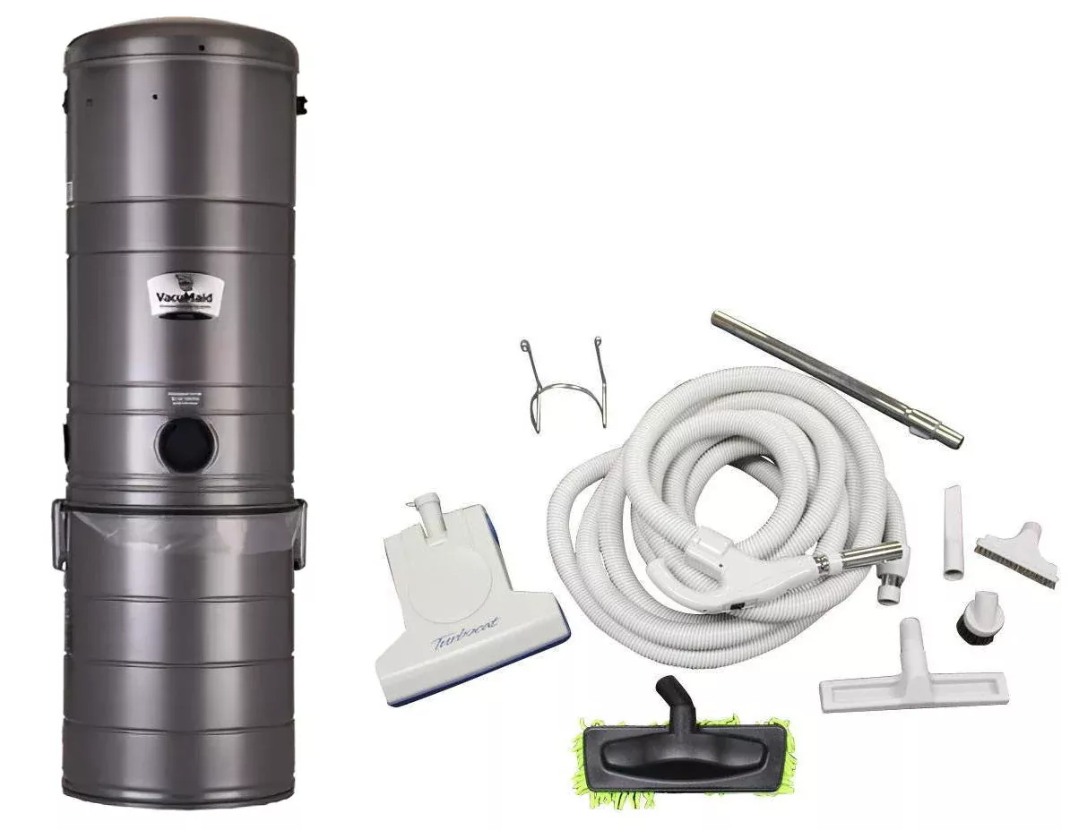 VacuMaid SR14 Central Vacuum and TurboCat Combo Kit