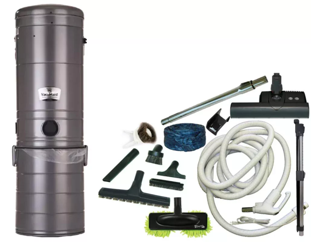 VacuMaid SR46 Central Vacuum and ET-2 35 Foot Combo Kit