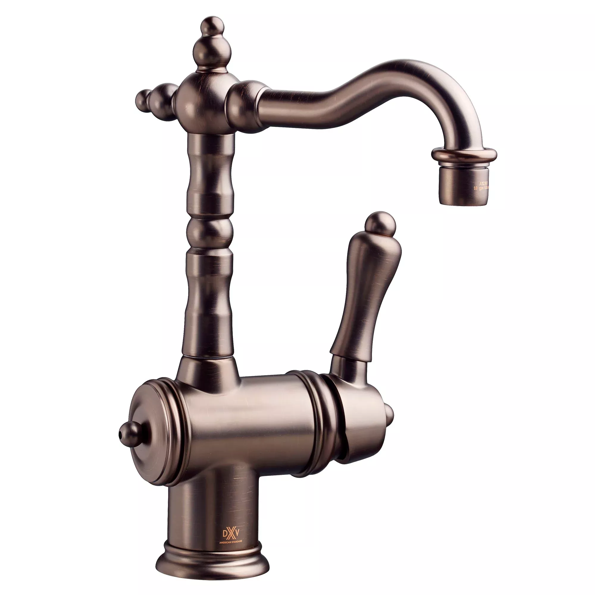 Victorian Single Handle Bar Faucet With Lever Handle In Carbon Bronze