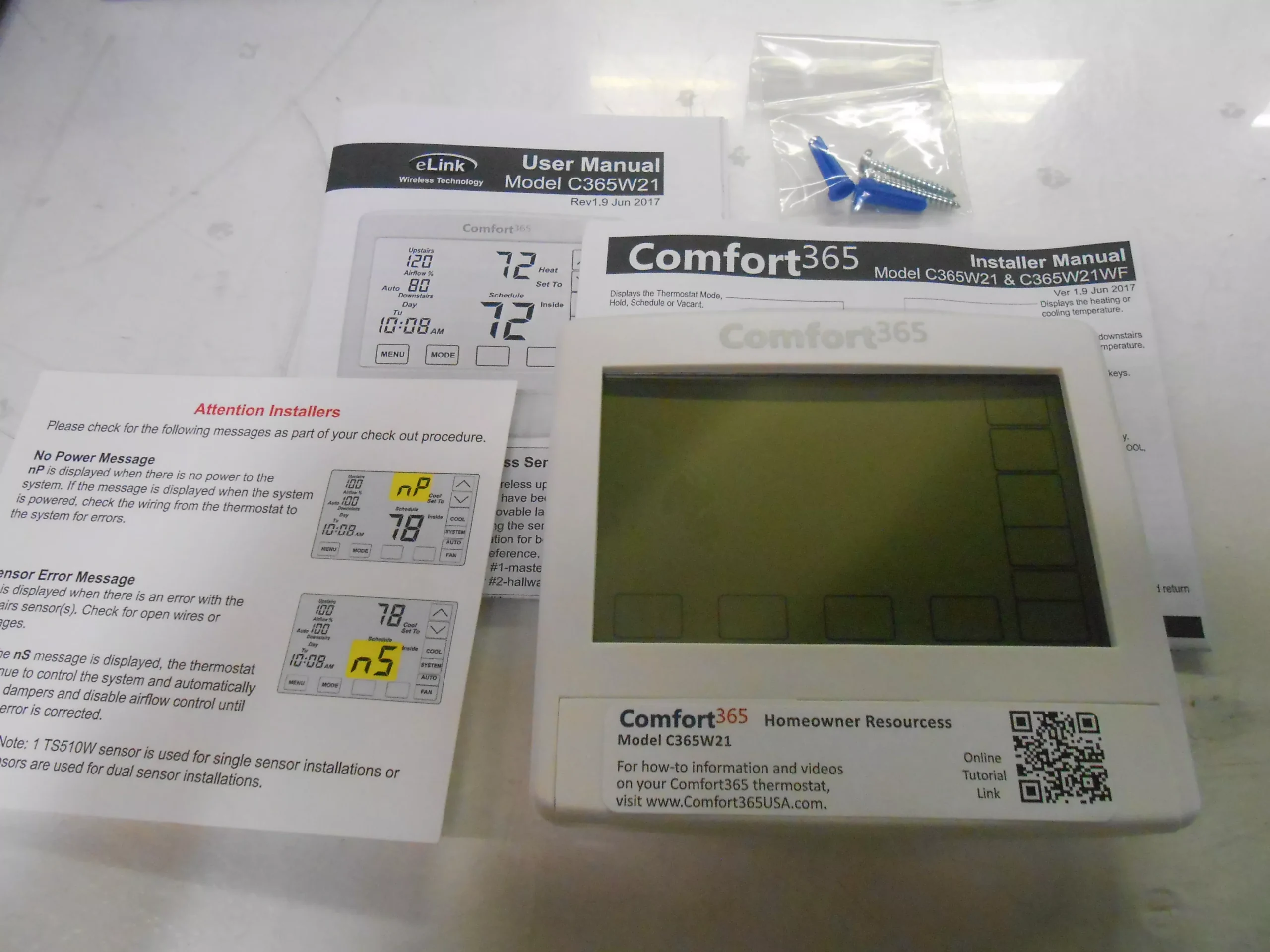 Wireless Thermostat with Airflow Control